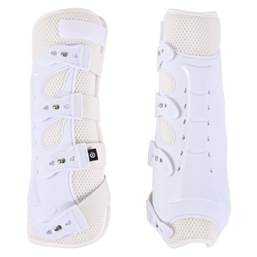 Guêtres de dressage Pro mesh pattes postérieures Imperial Riding Blanc Guêtres de dressage Pro mesh pattes postérieures Imperial Riding Blanc