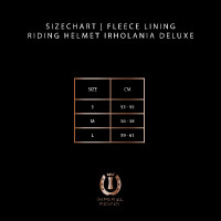 Doublure en polaire pour casque d’équitation Imperial Riding Olania Deluxe