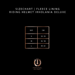Fleece voering voor rijcap Imperial Riding Olania Deluxe Fleece voering voor rijcap Imperial Riding Olania Deluxe