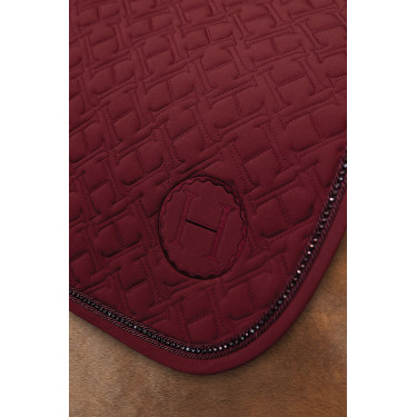 Tapis de Selle Harcour Saphir Vigne Bordeaux