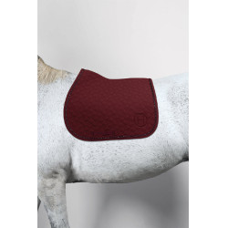 Tapis de Selle Harcour Saphir Vigne Bordeaux