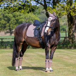 LeMieux Suede Dressuur Zadeldek Nerts Bruin