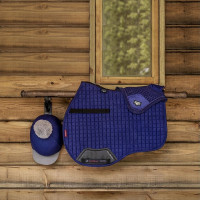 LeMieux Suede GP Vierkant Zadeldek Bosbes Grijs LeMieux Suede GP Vierkant Zadeldek Bosbes Grijs