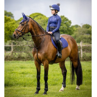 LeMieux Suede GP Vierkant Zadeldek Bosbes Grijs LeMieux Suede GP Vierkant Zadeldek Bosbes Grijs