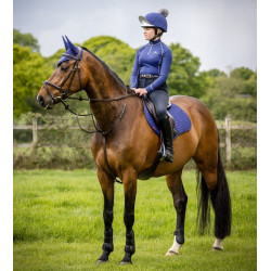 LeMieux Suede GP Vierkant Zadeldek Inktblauw LeMieux Suede GP Vierkant Zadeldek Inktblauw