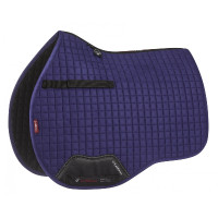 LeMieux Suede GP Vierkant Zadeldek Bosbes Grijs LeMieux Suede GP Vierkant Zadeldek Bosbes Grijs