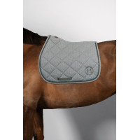 Tapis de selle Harcour Charma Chevrons trèfle Gris Tapis de selle Harcour Charma Chevrons trèfle Gris
