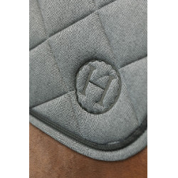 Tapis de selle Harcour Charma Chevrons trèfle Gris Tapis de selle Harcour Charma Chevrons trèfle Gris