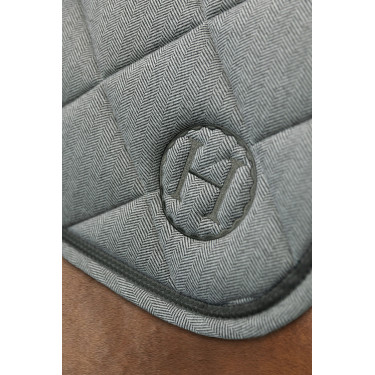 Tapis de selle Harcour Charma Chevrons trèfle Gris Tapis de selle Harcour Charma Chevrons trèfle Gris