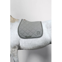 Tapis de selle Harcour Charma Chevrons trèfle Gris Tapis de selle Harcour Charma Chevrons trèfle Gris