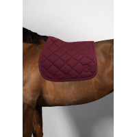 Tapis de selle Harcour Charma Chevrons vigne Bordeaux