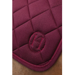 Tapis de selle Harcour Charma Chevrons vigne Bordeaux Tapis de selle Harcour Charma Chevrons vigne Bordeaux