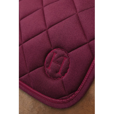 Tapis de selle Harcour Charma Chevrons vigne Bordeaux Tapis de selle Harcour Charma Chevrons vigne Bordeaux