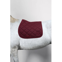 Tapis de selle Harcour Charma Chevrons vigne Bordeaux