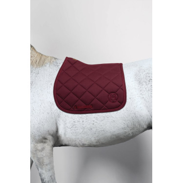 Tapis de selle Harcour Charma Chevrons vigne Bordeaux Tapis de selle Harcour Charma Chevrons vigne Bordeaux