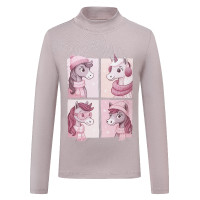 Kids Top Imperial Riding Enjoy Frosty Donker mauve Roze