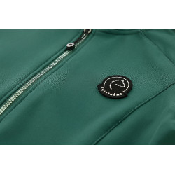Softshell Je t'aime Equithème EK-Victoria Bleu canard