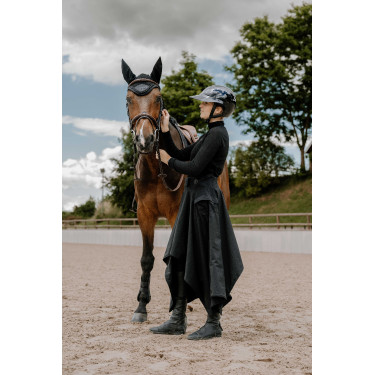 Jupe Je t'aime Equithème EQ-Joelle femme Noir