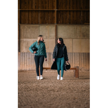 Veste matelassée Je t'aime Equithème EQ Doris femme Noir