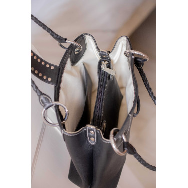 Sac à main équestre Pénélope Zabelia en cuir cognac Sac à main équestre Pénélope Zabelia en cuir cognac