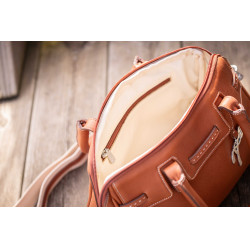 Sac à main Pénélope Maëlys PM Cognac Marron
