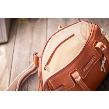 Sac à main Pénélope Maëlys PM Cognac Marron