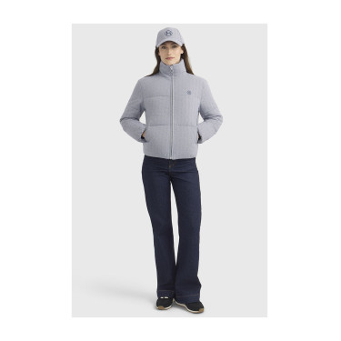 Colombine Puffer Harcour Marine chevrons Grijs