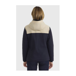 Veste Harcour Siam femme Marine / crème Bleu