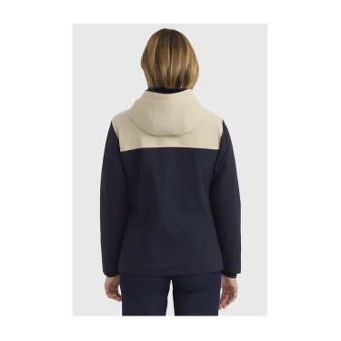 Veste Harcour Siam femme Marine / crème Bleu