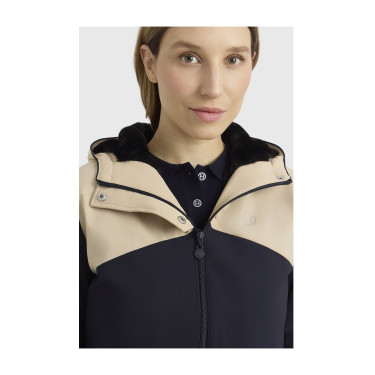 Siam Vest Harcour Marine / crème Blauw