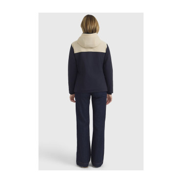 Veste Harcour Siam femme Marine / crème Bleu