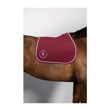 Tapis de Selle Harcour Cadence Bordeaux