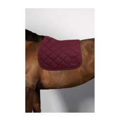 Tapis de selle Harcour Charma Chevrons vigne Bordeaux Tapis de selle Harcour Charma Chevrons vigne Bordeaux