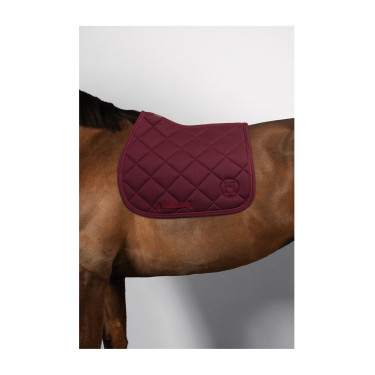 Tapis de selle Harcour Charma Chevrons vigne Bordeaux Tapis de selle Harcour Charma Chevrons vigne Bordeaux