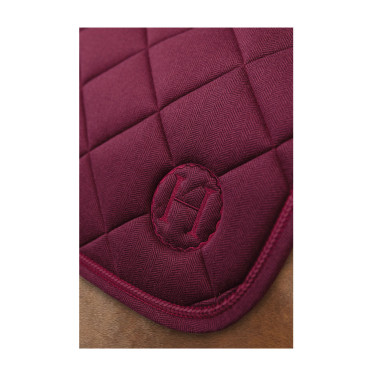 Tapis de selle Harcour Charma Chevrons vigne Bordeaux Tapis de selle Harcour Charma Chevrons vigne Bordeaux