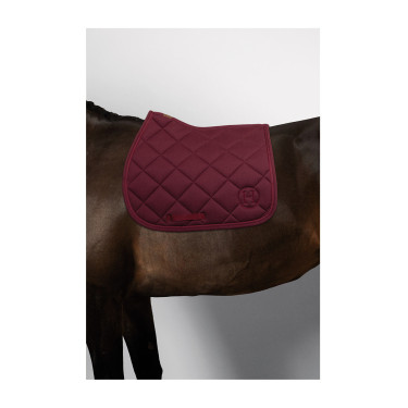 Tapis de selle Harcour Charma Chevrons vigne Bordeaux Tapis de selle Harcour Charma Chevrons vigne Bordeaux
