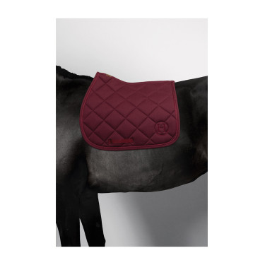 Tapis de selle Harcour Charma Chevrons vigne Bordeaux Tapis de selle Harcour Charma Chevrons vigne Bordeaux