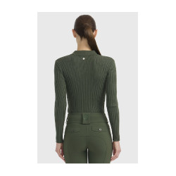 Dames poloshirt paardrijden Harcour Celeste – elegant