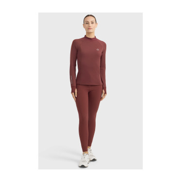 T-shirt technique Harcour Calista femme Vigne Bordeaux