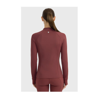 T-shirt technique Harcour Calista femme Vigne Bordeaux