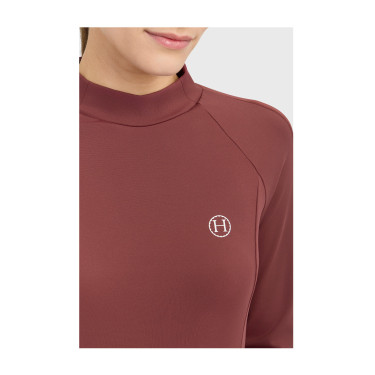 Technisch T-shirt Harcour Calista dames Wingerd Bordeaux