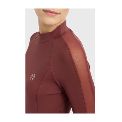 Technisch T-shirt Harcour Calista dames Wingerd Bordeaux