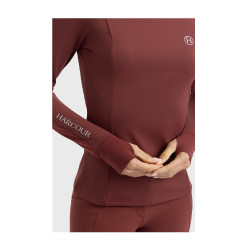 Technisch T-shirt Harcour Calista dames Wingerd Bordeaux