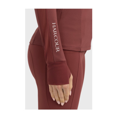 Technisch T-shirt Harcour Calista dames Wingerd Bordeaux