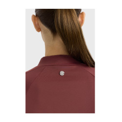Technisch T-shirt Harcour Calista dames Wingerd Bordeaux