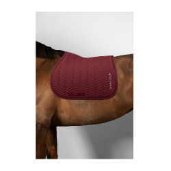 Tapis de selle Harcour Cobalt Vigne Bordeaux Tapis de selle Harcour Cobalt Vigne Bordeaux