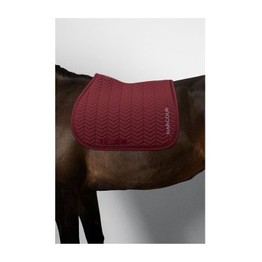Tapis de selle Harcour Cobalt Vigne Bordeaux Tapis de selle Harcour Cobalt Vigne Bordeaux