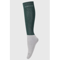 Chaussettes à paillettes Harcour Vaela par 2 Aubergine Bordeaux