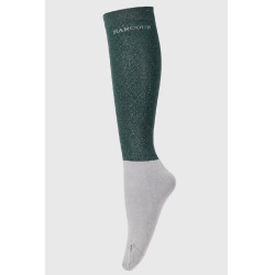 Chaussettes à paillettes Harcour Vaela par 2 Jungle Vert