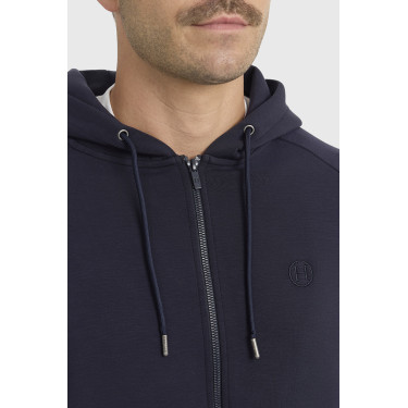 Harcour herenhoodie met rits – paardrijden | EQUI-Clic